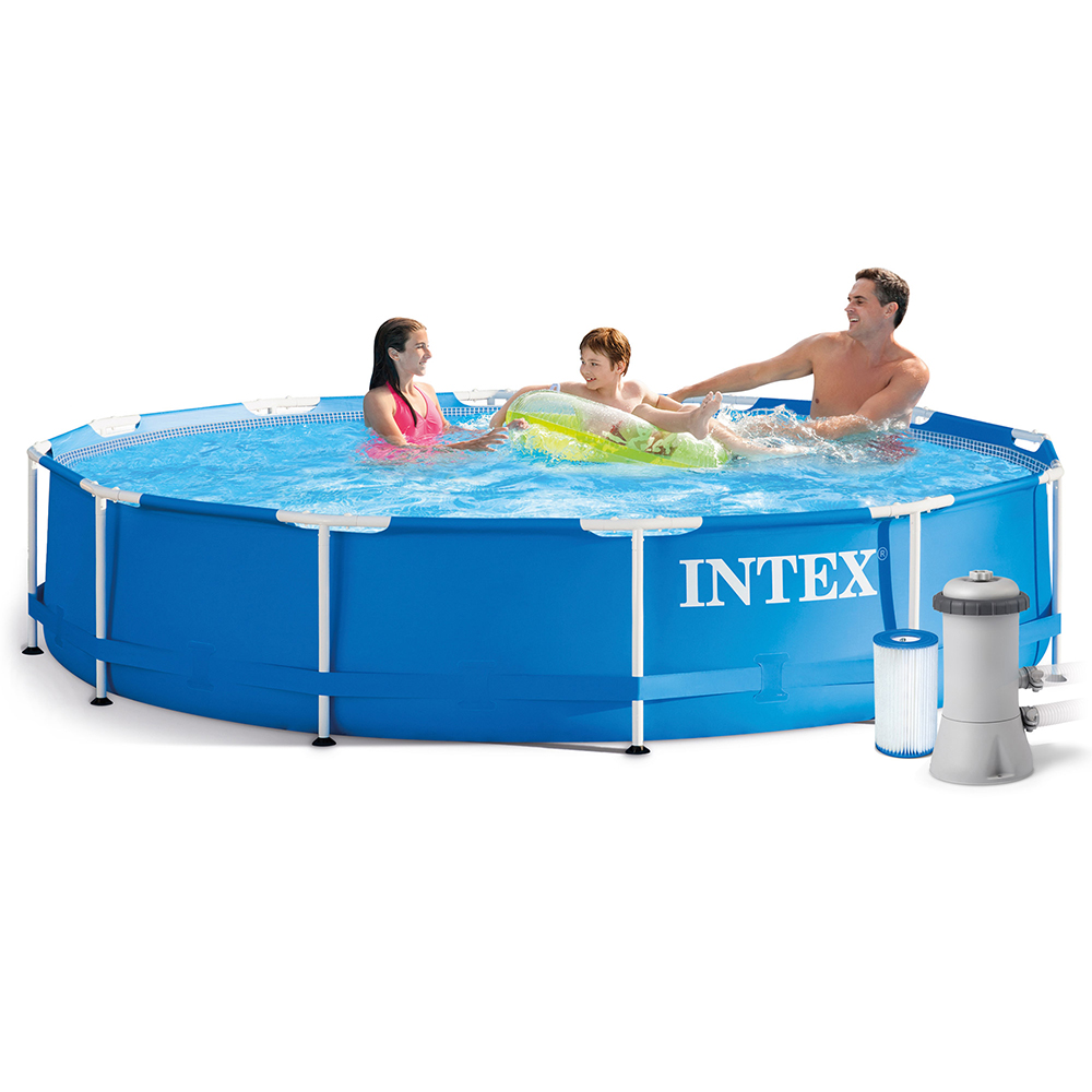 -Intex Metal Frame Pool Set